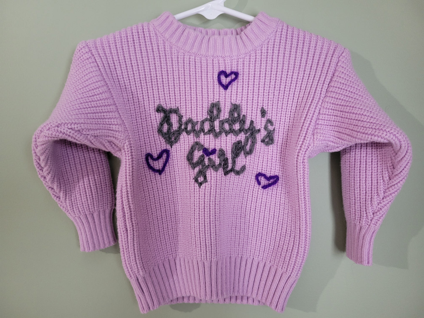 Daddy's Girl Sweater-12 month