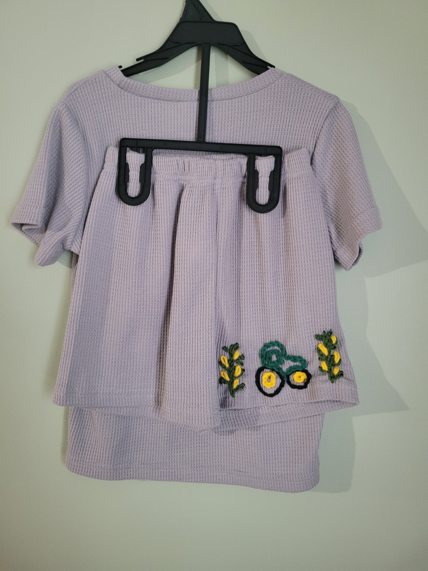 Future Farmer Waffle Knit Short Set-Size 6