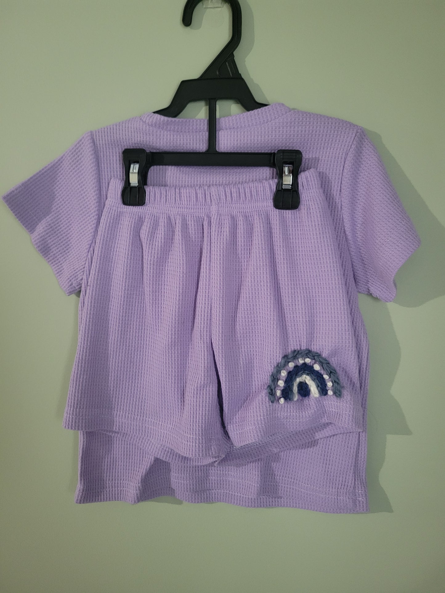Purple Rainbow Outfit Set-5T