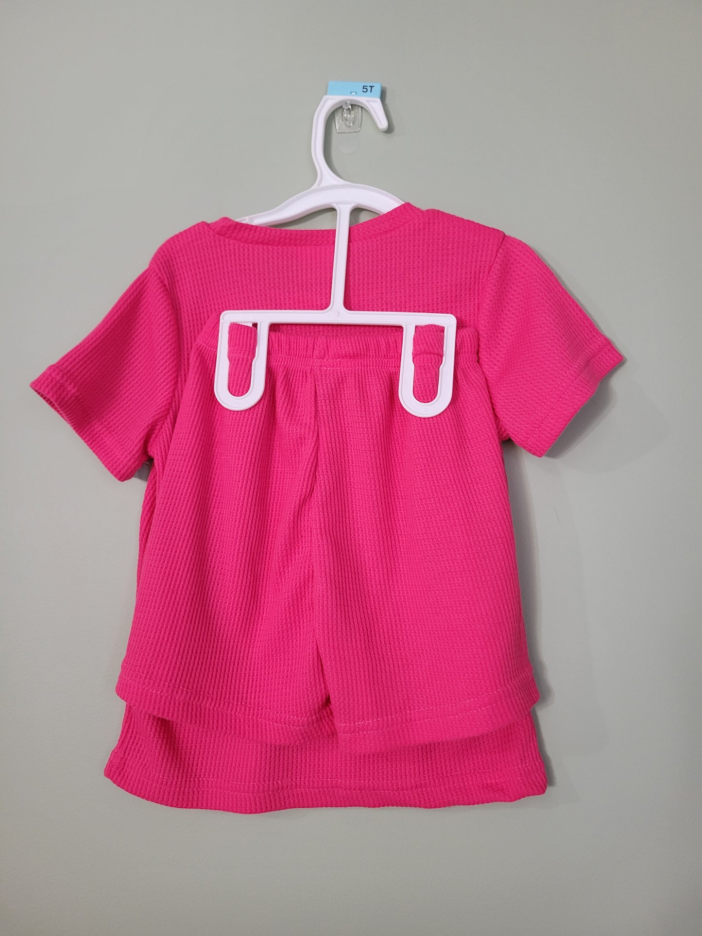 Waffle Knit Outfit Set-5T