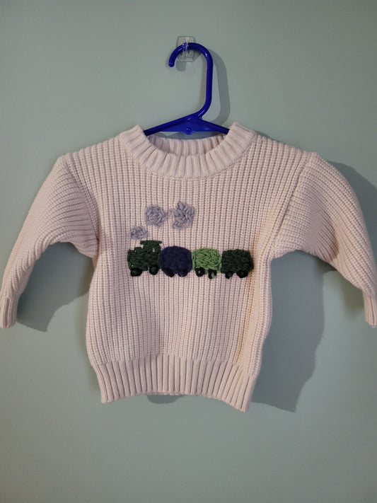 Sweater with Train-9month
