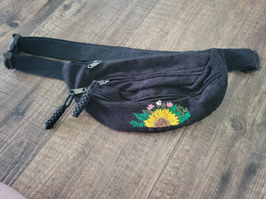 Crossbody Bag with Flower