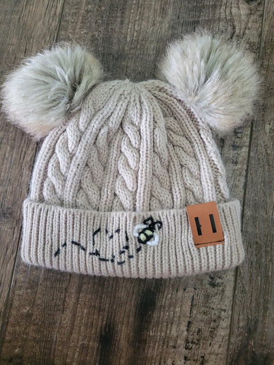 Toddler Winter Hat with Bee
