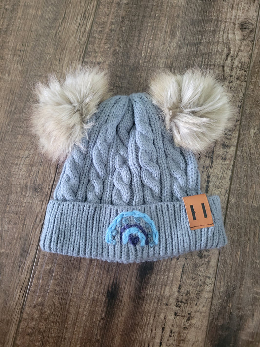 Winter Hat with Rainbow