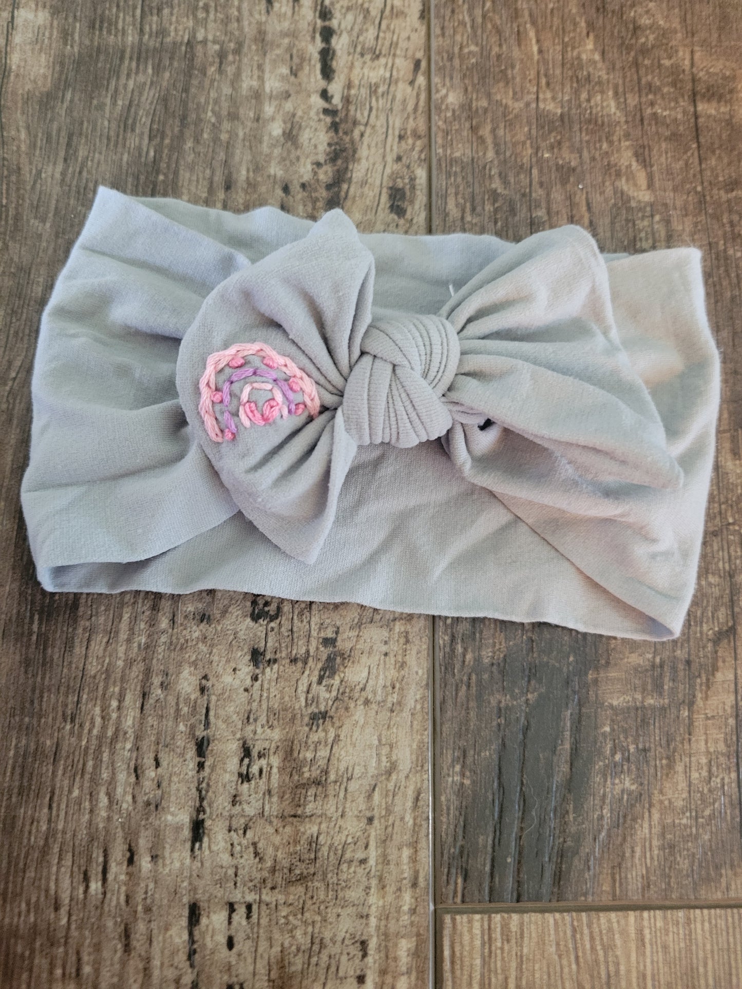 Headband Bow with Rainbow