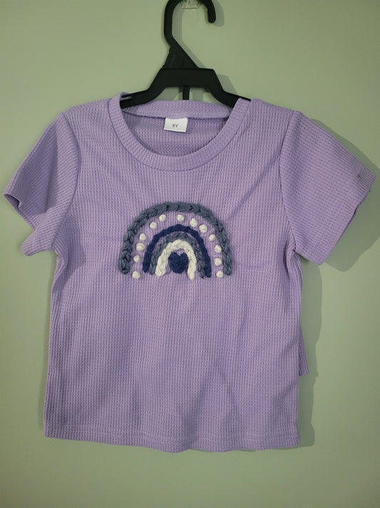 Purple Rainbow Outfit Set-5T