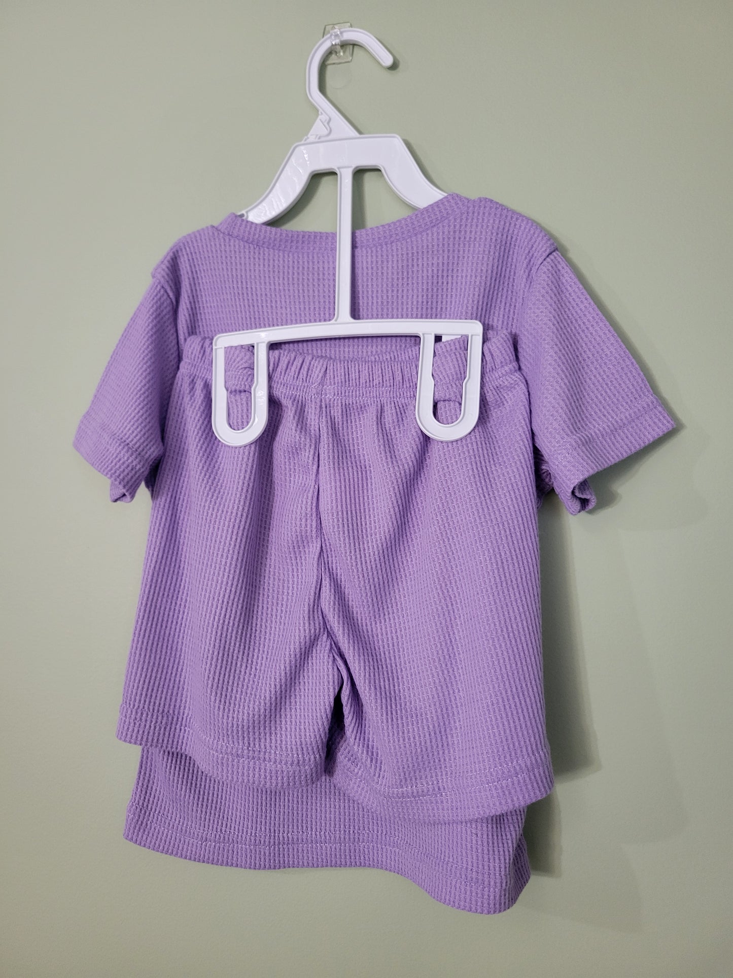 Waffle Knit Outfit Set-5T