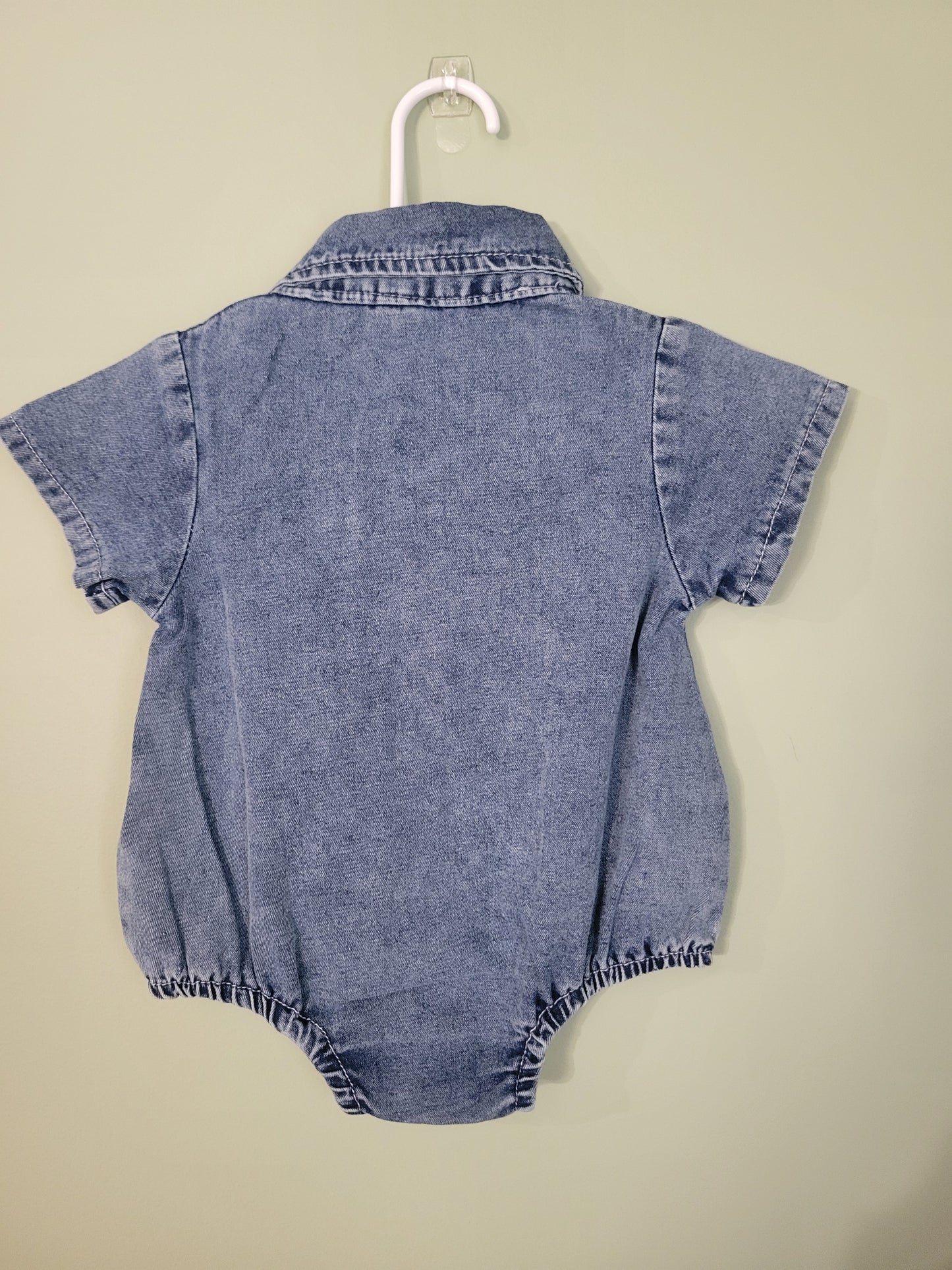 Denim Onesie with Pocket 12,18month, 2T