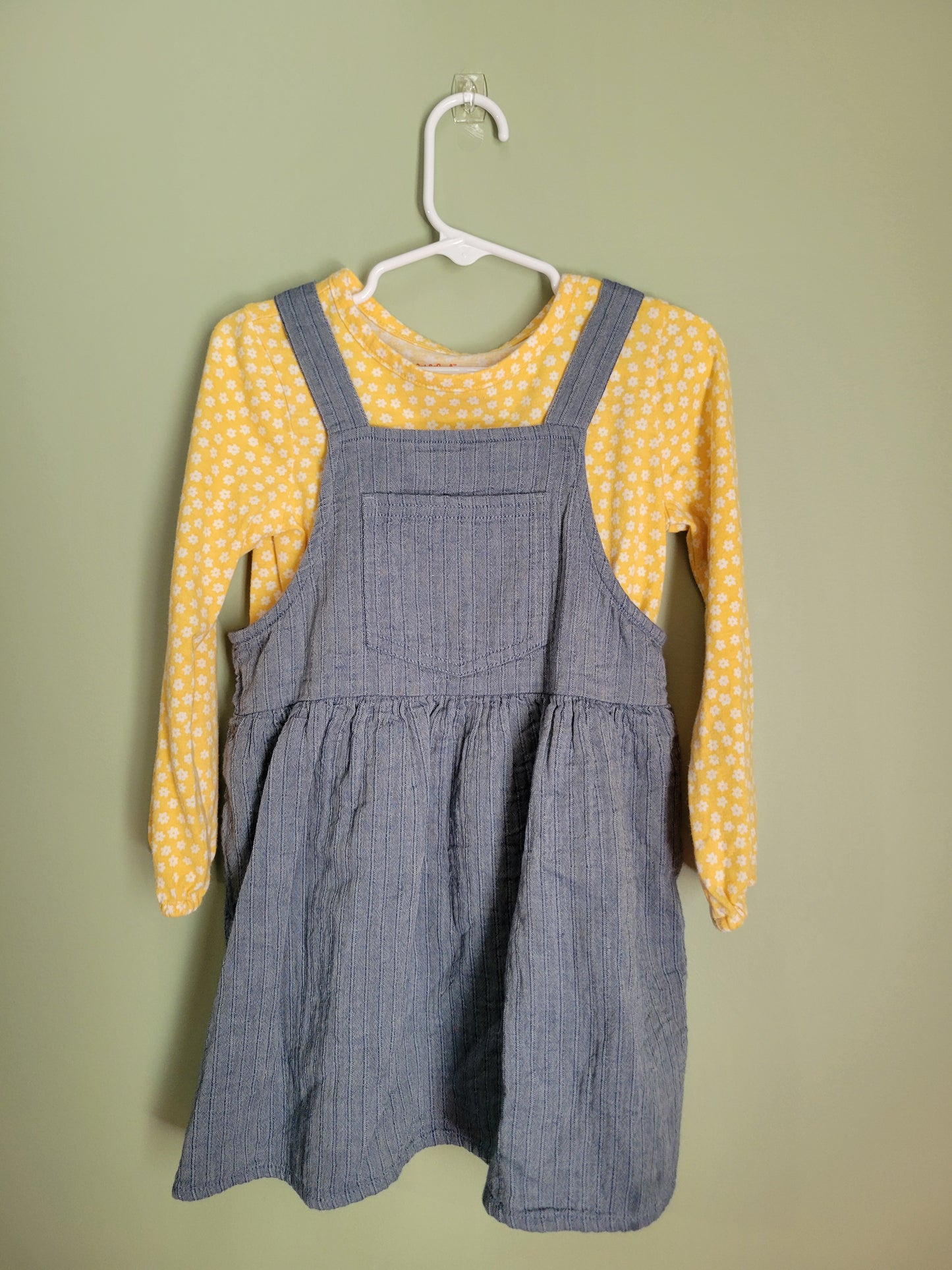 Dress with Long Sleeve Top-4T
