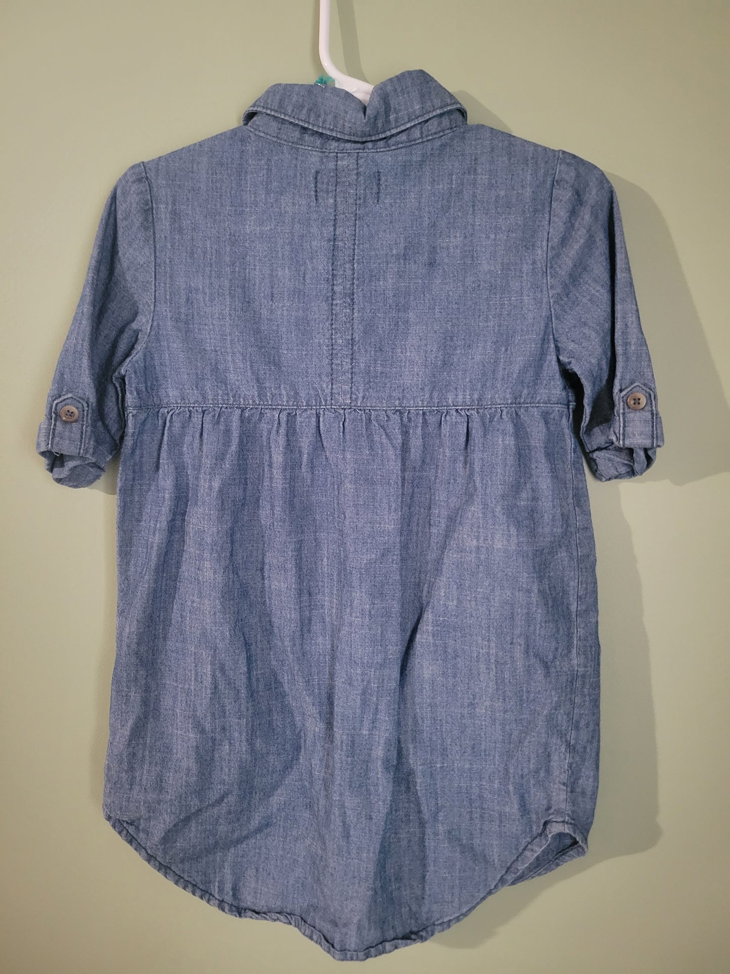 Denim dress with Ladybugs-4T
