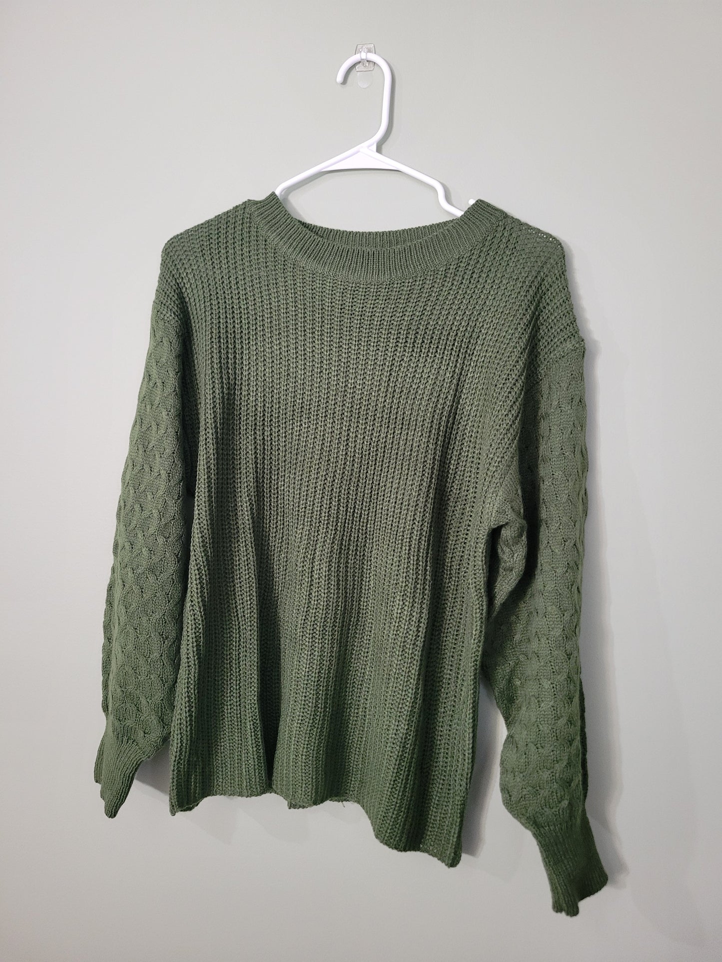 Sweater with Wide Sleeves-Small