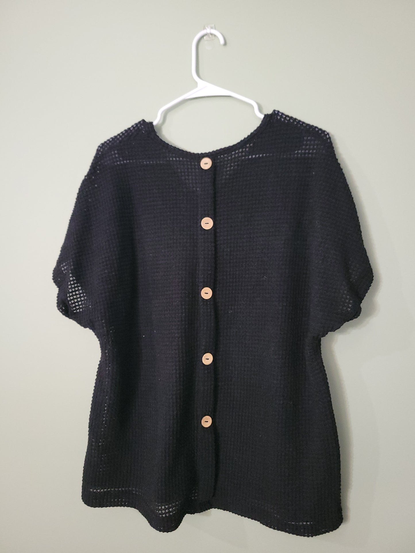 T-Shirt with Button Detailing-2XL
