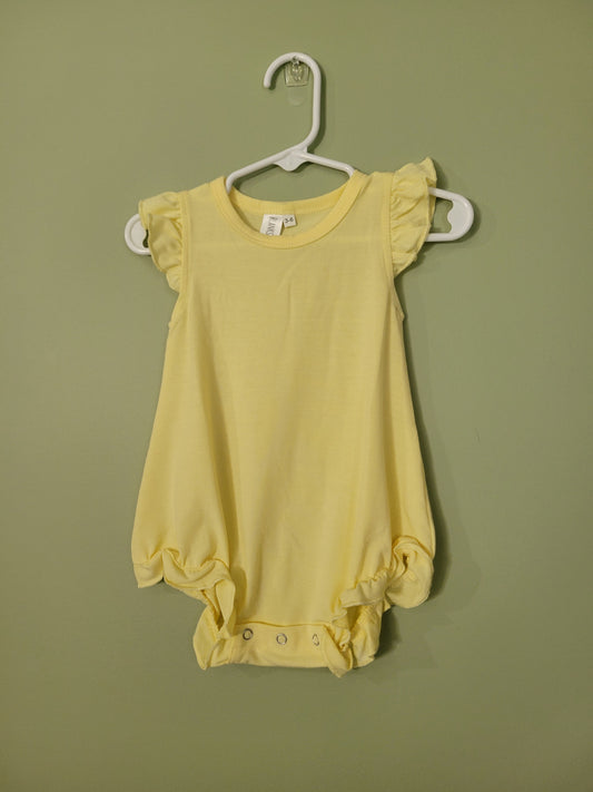 Bubble Romper with Ruffles-6month