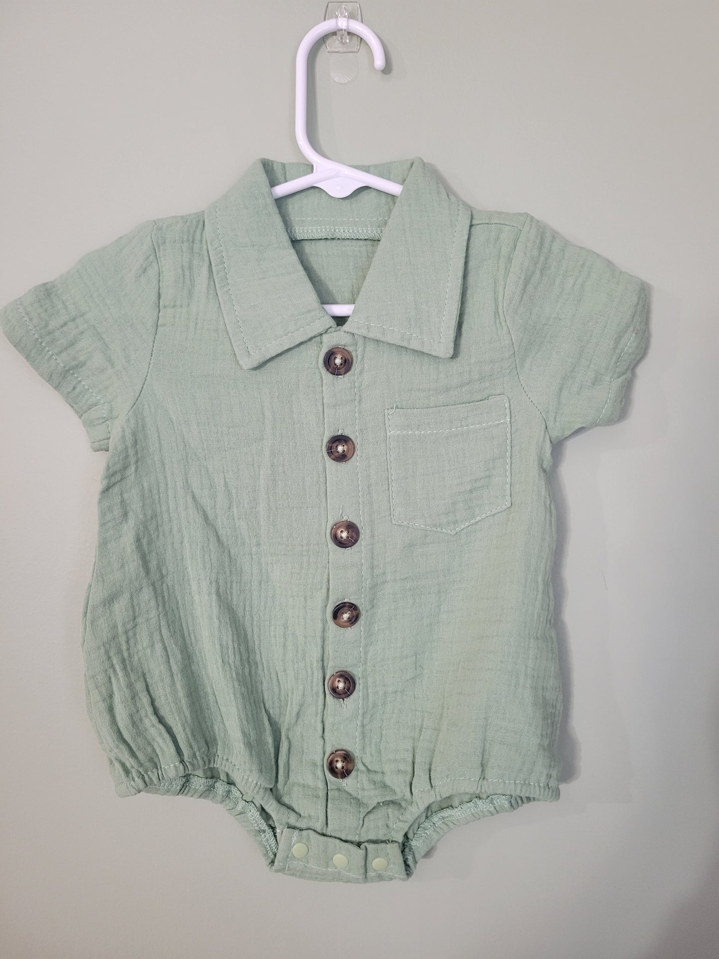 Short- Sleeve Polo with Pocket-6month