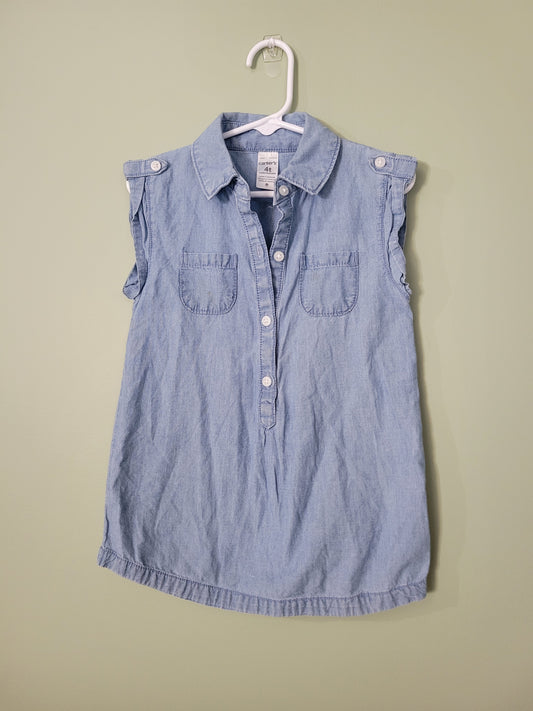Lightweight Denim Dress-4T