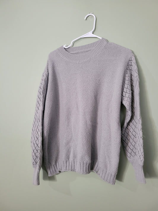 Sweater with Wide Sleeves-XL