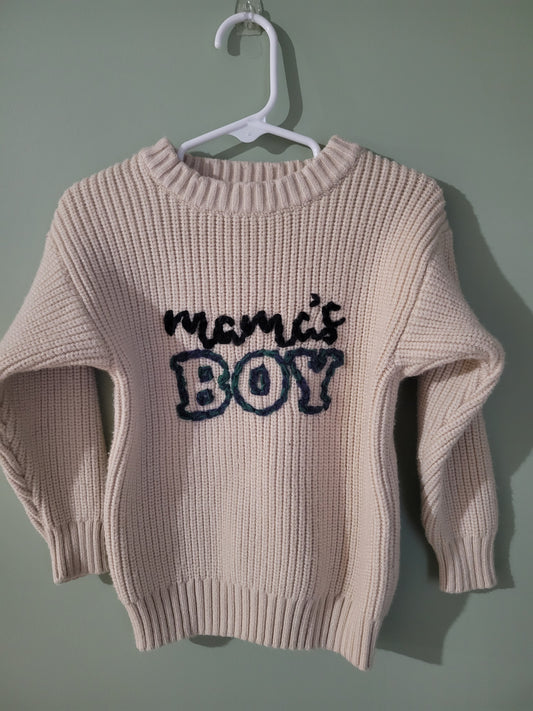 Mama's Boy Sweater-5T