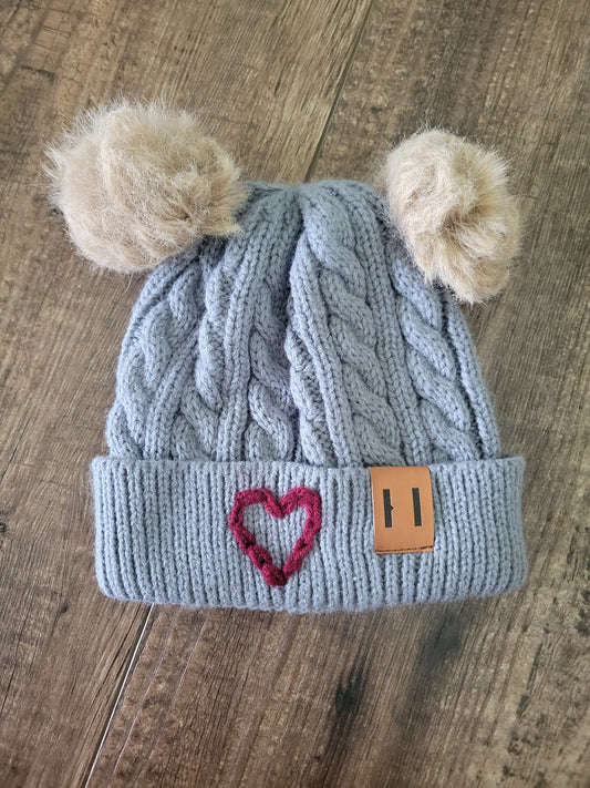 Winter Hat with Heart