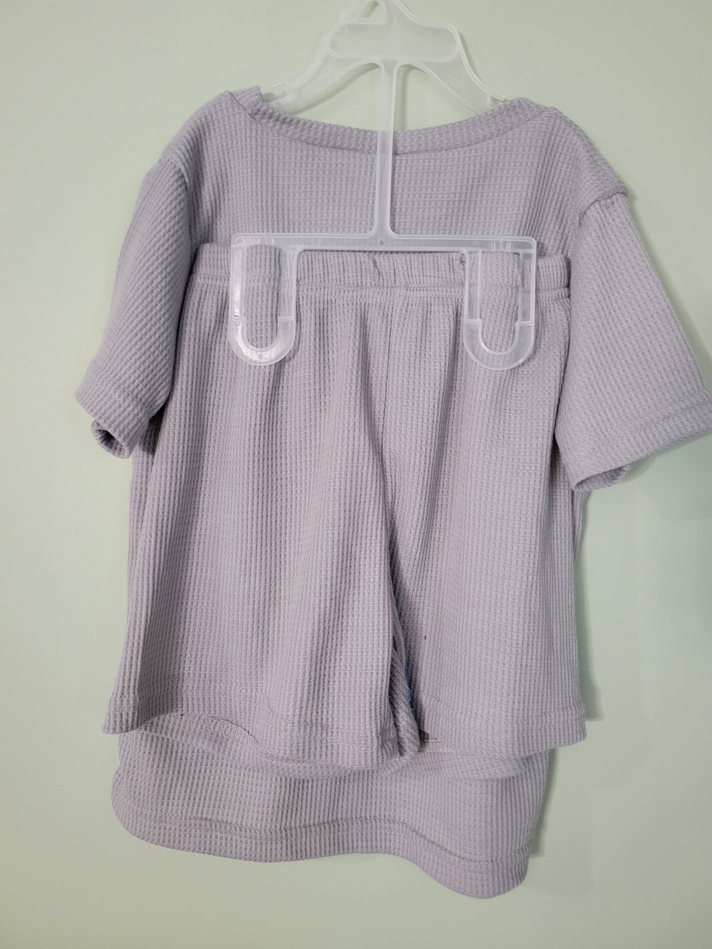 Waffle Knit Outfit Set-size 6