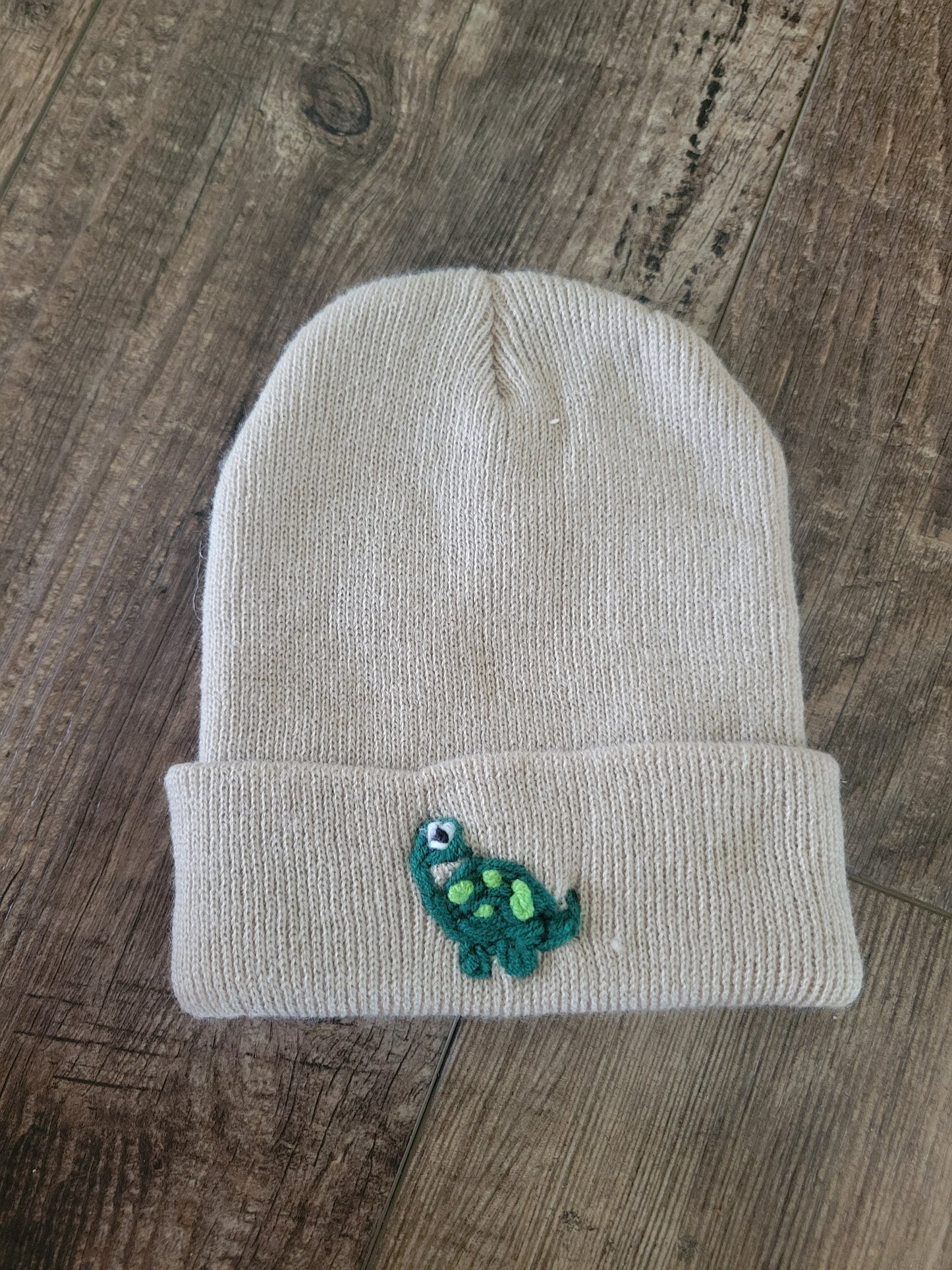 Winter Hat with Dinosaur