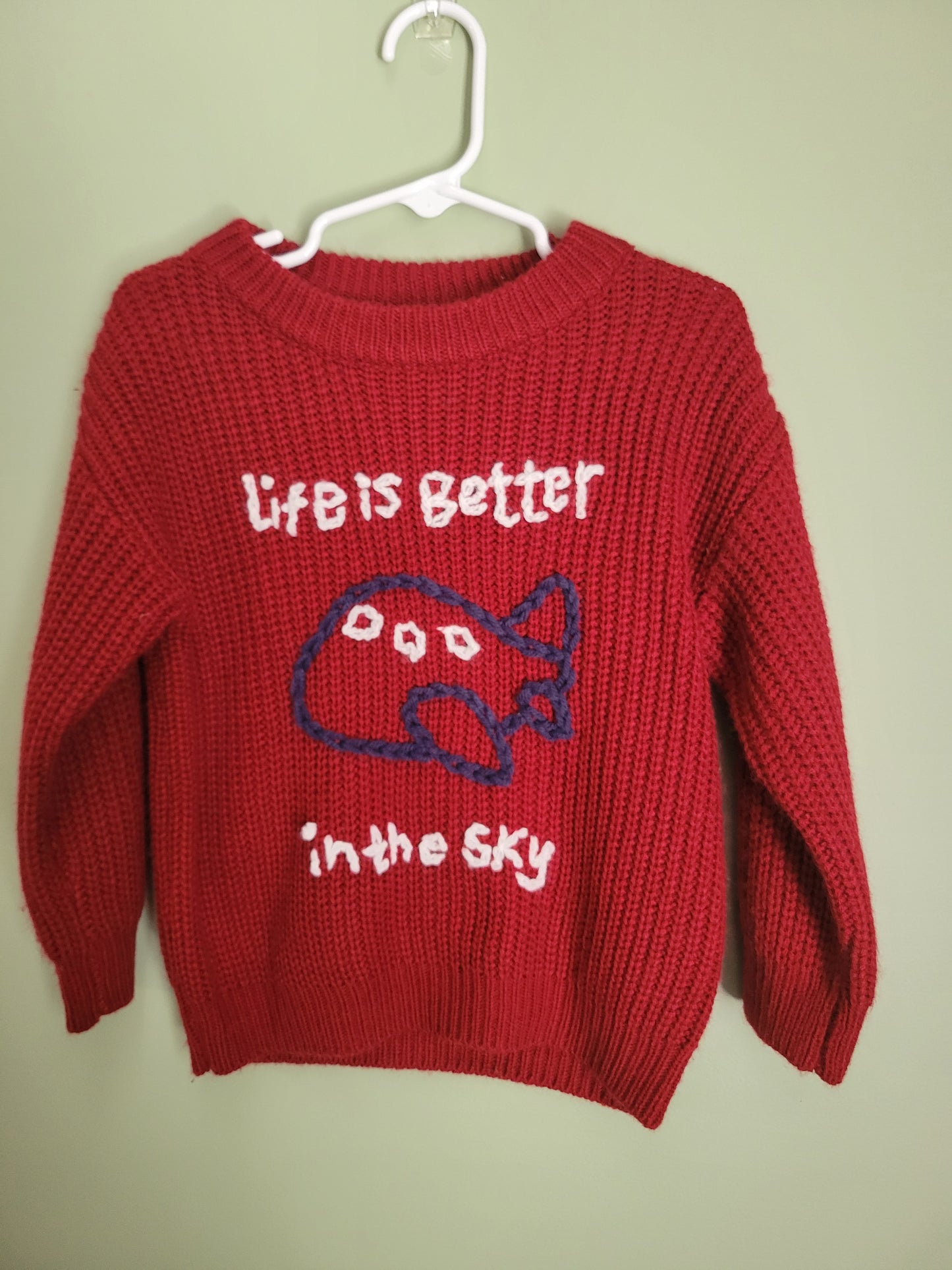 Life is Better in the Sky Sweater-4T