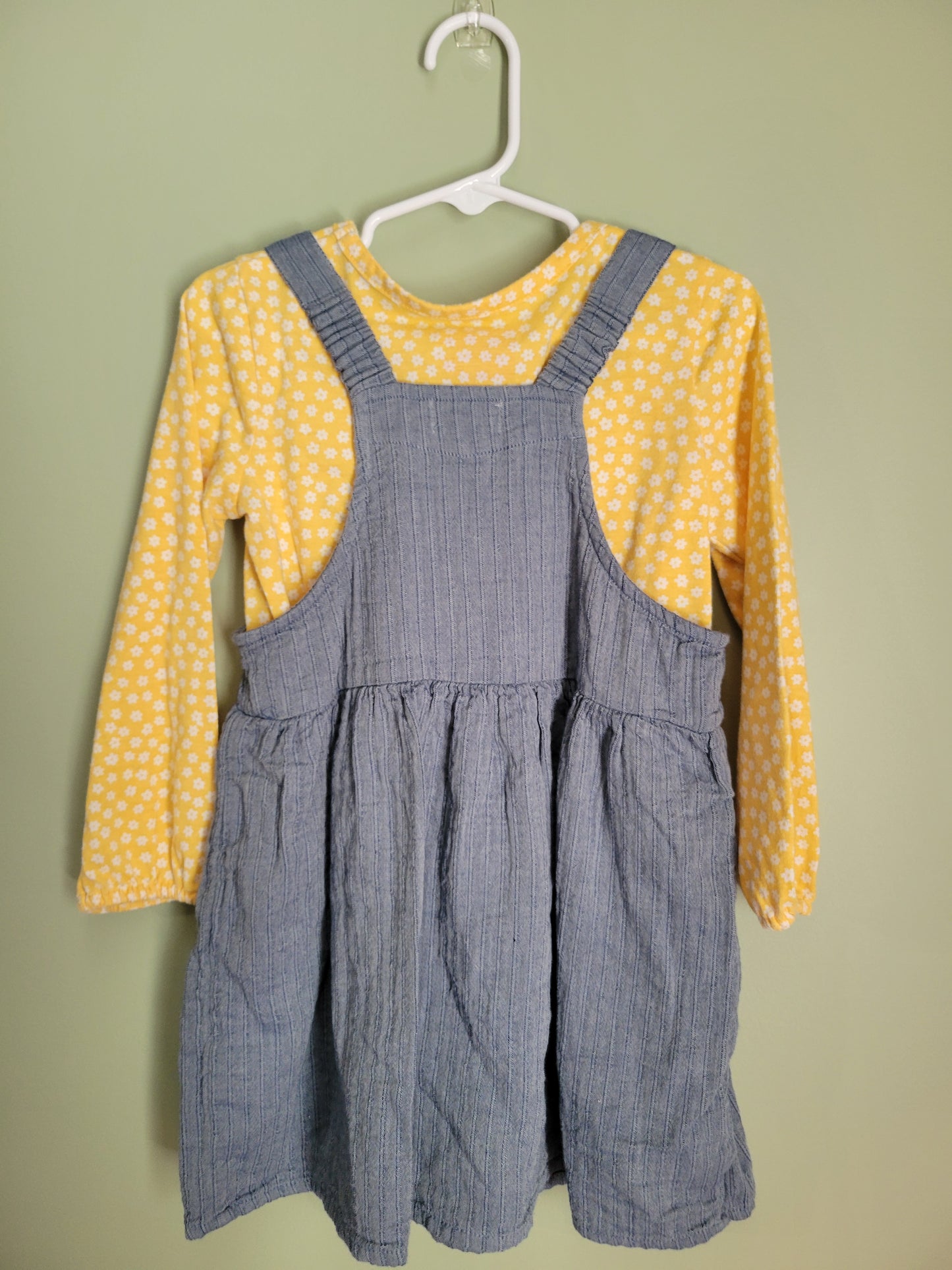 Dress with Long Sleeve Top-4T